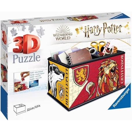 Puzzle 3D Boite de rangement Harry Potter - Ravensburger - 216 pièces - Sans colle - Dès 8 ans BLANC 1 - vertbaudet enfant 