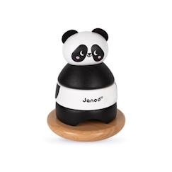 Jouet-Premier âge-Jouet d'éveil en bois - Janod - Culbuto Panda - Noir - Mixte - Dès 12 mois