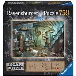 Jouet-Jeux éducatifs-Puzzles-Escape puzzle - La cave de la terreur - Ravensburger - Puzzle Escape Game 759 pièces - Dès 14 ans