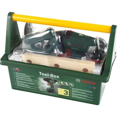 Caisse à outils Bosch avec visseuse électronique et accessoires - KLEIN - 8520 VERT 1 - vertbaudet enfant 