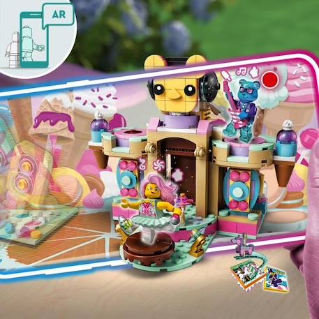 LEGO® 43111 VIDIYO Candy Castle Stage BeatBox Music Video Maker, jouet Musical et Application de Réalité Augmentée pour Enfants JAUNE 2 - vertbaudet enfant 