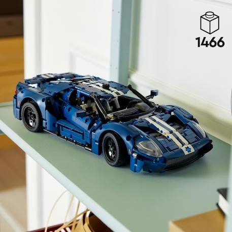 LEGO® Technic 42154 Ford GT 2022, Maquette de Voiture pour Adultes, Échelle 1:12, Niveau Avancé BLANC 3 - vertbaudet enfant 