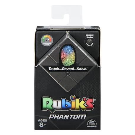 Rubik's Cube 3x3 Phantom - Rubik's - Jeu de réflexion - Couleurs révélées par la chaleur des mains NOIR 5 - vertbaudet enfant 