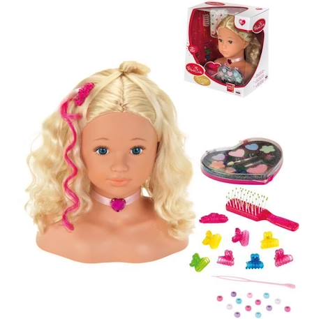 Tête à coiffer et à maquiller 'Sophia' Princess Coralie avec accessoires - KLEIN - 5240 BEIGE 2 - vertbaudet enfant 