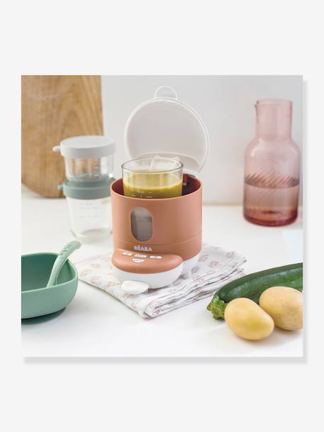 Préparateur de biberon 2 en 1 Bib'Expresso bleu+night blue+terracotta+white grey 20 - vertbaudet enfant 