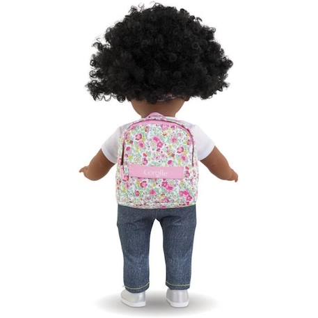 Sac à dos fleuri pour poupée Ma Corolle - COROLLE - Floral - Rose - Enfant - 4 ans ROSE 3 - vertbaudet enfant 