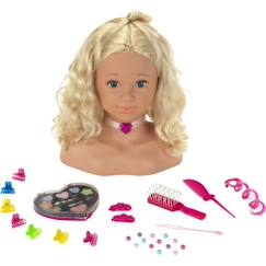 Jouet-Poupons et poupées-Poupons et accessoires-Tête à coiffer et à maquiller "Sophia" Princess Coralie avec accessoires - KLEIN - 5240