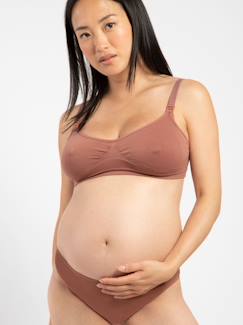 Vêtements de grossesse-Lingerie-Pack de 2 culottes grossesse sans couture eco-responsable Mysoft ENVIE DE FRAISE