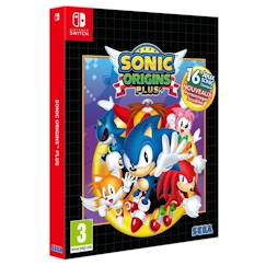 Jouet-Jeux vidéos et jeux d'arcade-Sonic Origins Plus - Jeu Nintendo Switch