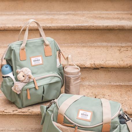 Sac à dos à langer Wellington Blue marine+gris chiné+vert sauge 18 - vertbaudet enfant 