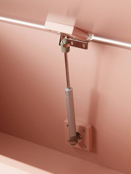 Coffre à jouets cannage POÉSIE rose 5 - vertbaudet enfant 