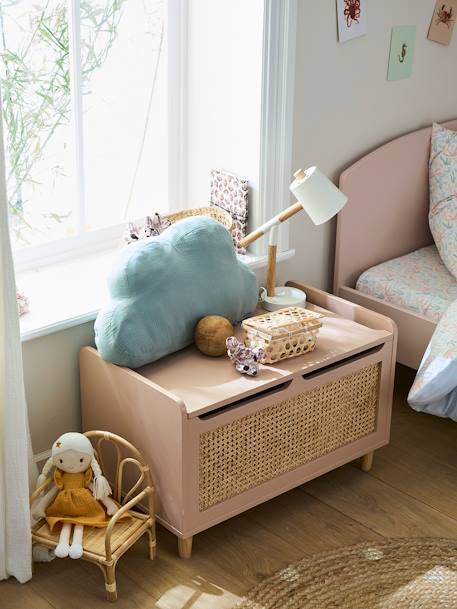 MINNIE Grand Coffre à Jouets en bois Rose - Worlds Apart