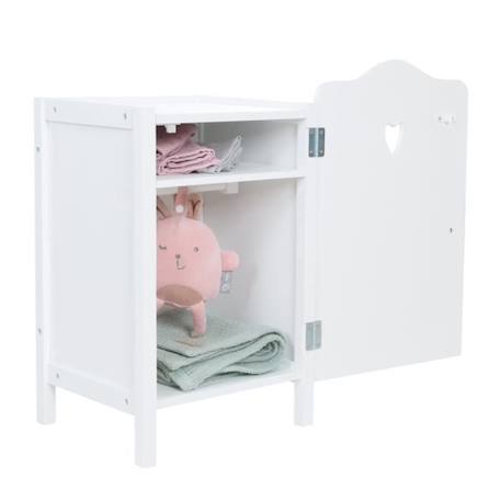 Armoire pour vêtements de poupée Peppa Pig ROBA - Blanc/Rose - H 52 x L 31 x P 25 cm BLANC 3 - vertbaudet enfant 