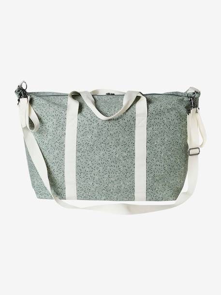 Sac à langer week-end MALAGA kaki+marine grisé+sauge+vert de gris 25 - vertbaudet enfant 