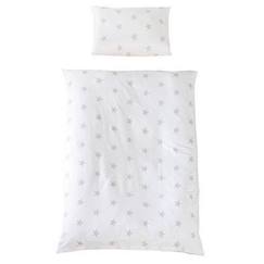 Linge de maison et décoration-Linge de lit bébé-Parure de lit Bébé ROBA - Little Stars - Coton - Housse de Couette 100x135 cm + Taie 40x60 cm