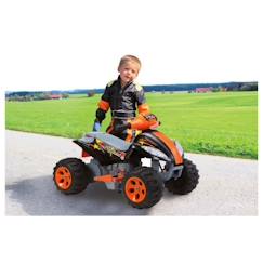 -Quad Pico 6V pour enfants 3 à 5 ans - JAMARA - Batterie 6V 7 Ah - Orange - 4 roues