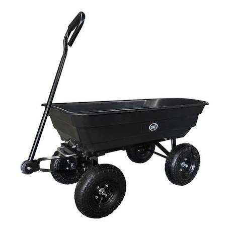Chariot de jardin avec basculeur AXI AG75 - Noir - Capacité 75L/250kg NOIR 1 - vertbaudet enfant 