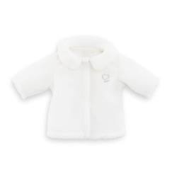 -Manteau Soir De Fête - COROLLE - Vêtement pour poupée de 36 cm - Blanc - Mixte - A partir de 4 ans