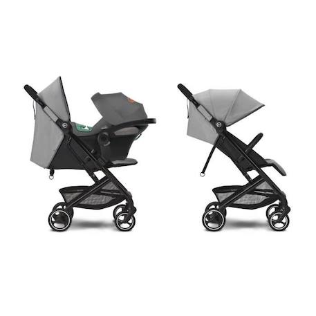 Poussette citadine compacte BEEZY Lava Grey CYBEX - De la naissance à 4 ans - Gris GRIS 2 - vertbaudet enfant 