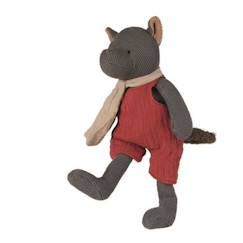 Jouet-Premier âge-Peluches-Peluche tricotée John le loup - Egmont Toys - 120033 - Pour enfants - Multicolore - Intérieur