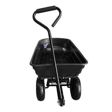 Chariot de jardin avec basculeur AXI AG75 - Noir - Capacité 75L/250kg NOIR 2 - vertbaudet enfant 