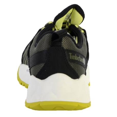 Basket Junior Timberland Solar Wave Low - TIMBERLAND - Garçon - Cuir - Fermeture à lacets - Vert fonce JAUNE 3 - vertbaudet enfant 