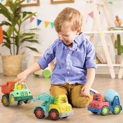 Jouet-Premier âge-Camion toupie Petit Jour - Multicolore - 16,5x11,5x12,5 cm - Pour enfants de 12 mois et plus