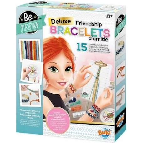 Buki - Bracelets D'amitié Deluxe Buki BLANC 1 - vertbaudet enfant 