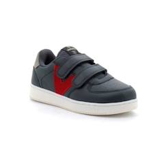 Chaussures-Chaussures garçon 23-38-Baskets Enfant - VICTORIA - Bleu - Cuir - Scratch