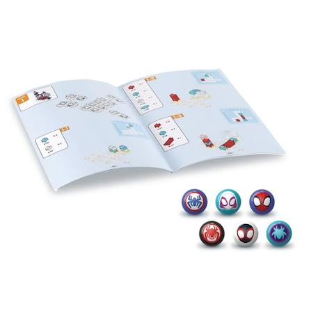 Circuit à billes interactif - VTECH - Marble Rush Spidey Super Spin Challenge - 65 pièces - 4 ans + BLANC 5 - vertbaudet enfant 