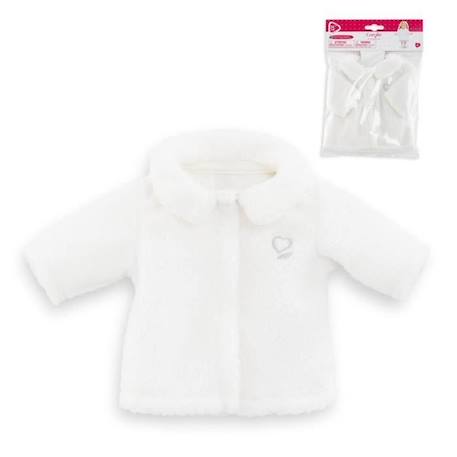 Manteau Soir De Fête - COROLLE - Vêtement pour poupée de 36 cm - Blanc - Mixte - A partir de 4 ans BLANC 4 - vertbaudet enfant 