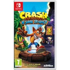Jouet-Jeux vidéos et jeux d'arcade-Crash Bandicoot N. Sane Trilogy Jeu Switch