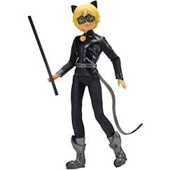 Poupée Miraculous Ladybug et Chat noir - Bandai - Chat Noir Adrien - Poupée mannequin articulée 26 cm  - vertbaudet enfant