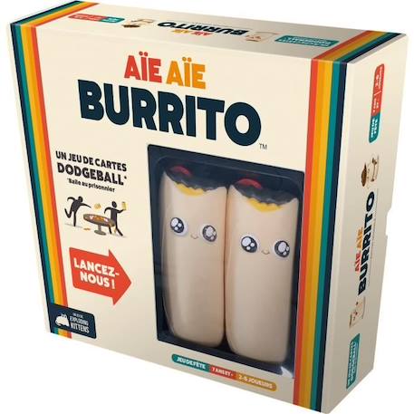 Jeu de société - ASMODEE - Aie Aie Burrito (Edition 2022) - Ambiance - 3 à 6 joueurs BEIGE 2 - vertbaudet enfant 