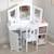 KidKraft - Coiffeuse Deluxe pour enfant en bois avec 3 miroirs et tabouret - Blanc BLANC 2 - vertbaudet enfant 