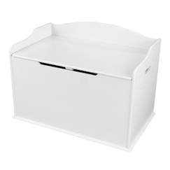 Chambre et rangement-KidKraft - Coffre à jouets Austin en bois pour enfants - Blanc