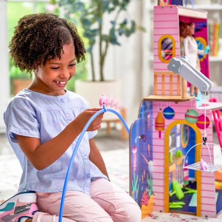 KidKraft - Maison de poupées 2-in-1 Beach & Rescue Center en bois avec 50 accessoires inclus ROSE 4 - vertbaudet enfant 