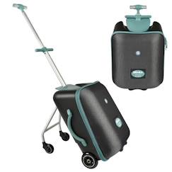 Valise cabine BÉABA Luggage Eazy avec assise de voyage - Bleu - Mixte - 4 ans - 4 roues  - vertbaudet enfant