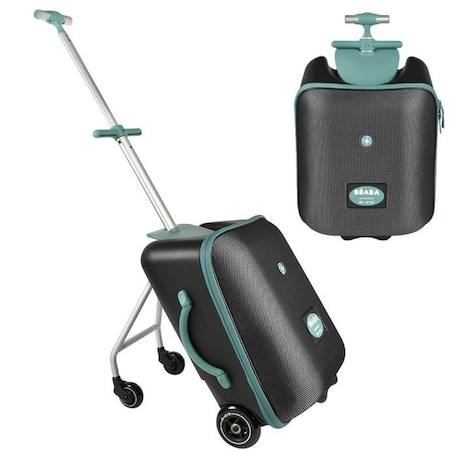 Valise cabine BÉABA Luggage Eazy avec assise de voyage - Bleu - Mixte - 4 ans - 4 roues BLEU 1 - vertbaudet enfant 