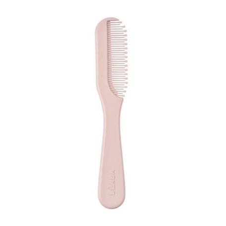 BÉABA, Peigne + brosse à cheveux, bébé/enfant, Système de rangement du peigne intégré au dos de la brosse, Old Pink ROSE 3 - vertbaudet enfant 