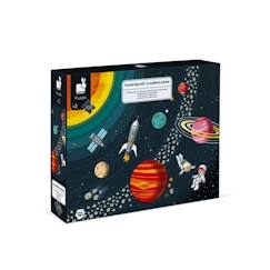 Jouet-Jeux éducatifs-Puzzle 100 pièces Janod Système Solaire - Pour Enfant de 5 ans et plus