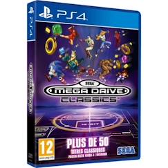 Jouet-Jeux vidéos et jeux d'arcade-Sega Mega Drive Classics Jeu PS4