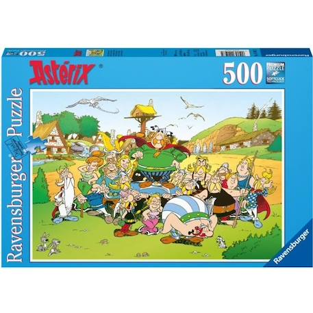 Puzzle Astérix au village - Ravensburger - 500 pièces - Pour adultes et enfants dès 12 ans BLEU 1 - vertbaudet enfant 