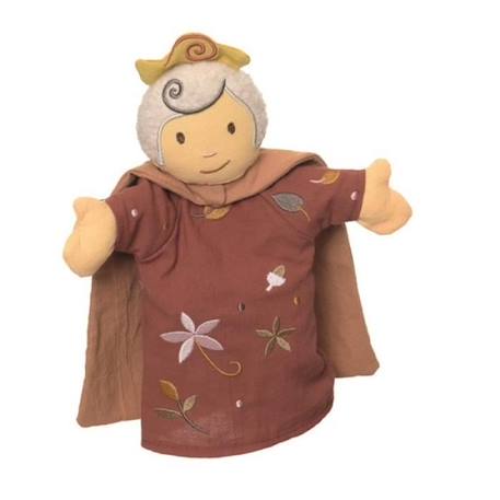 Marionnette à main Reine - Egmont Toys - 25 cm - Pour enfants dès 12 mois - Lavable en machine BLANC 1 - vertbaudet enfant 
