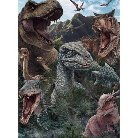 Puzzle - Nathan - Jurassic World 3 - Animaux - 150 pièces - Mixte MARRON 1 - vertbaudet enfant 
