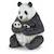 Panda assis et son bébé - PAPO - 50196 GRIS 1 - vertbaudet enfant 