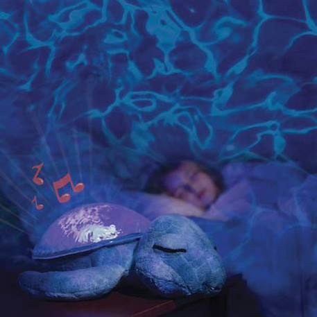 Veilleuse Mer et Sons Tranquil Turtle - Purple BLEU 2 - vertbaudet enfant 