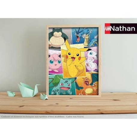 Puzzle 250 pièces - NATHAN - Types de Pokémon - Pour enfants dès 8 ans JAUNE 5 - vertbaudet enfant 