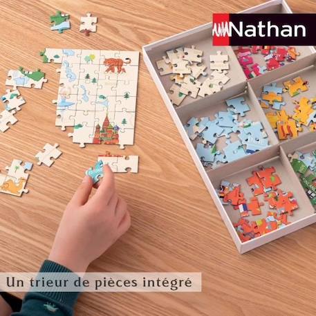 Puzzle 250 pièces - NATHAN - Types de Pokémon - Pour enfants dès 8 ans JAUNE 4 - vertbaudet enfant 