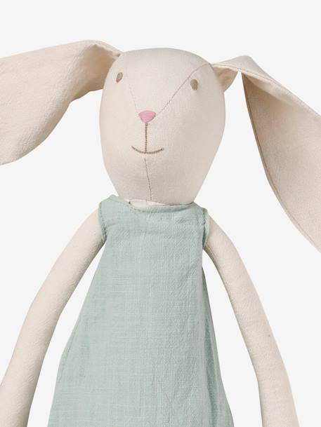 Poupée en lin Mon lapin vert 4 - vertbaudet enfant 